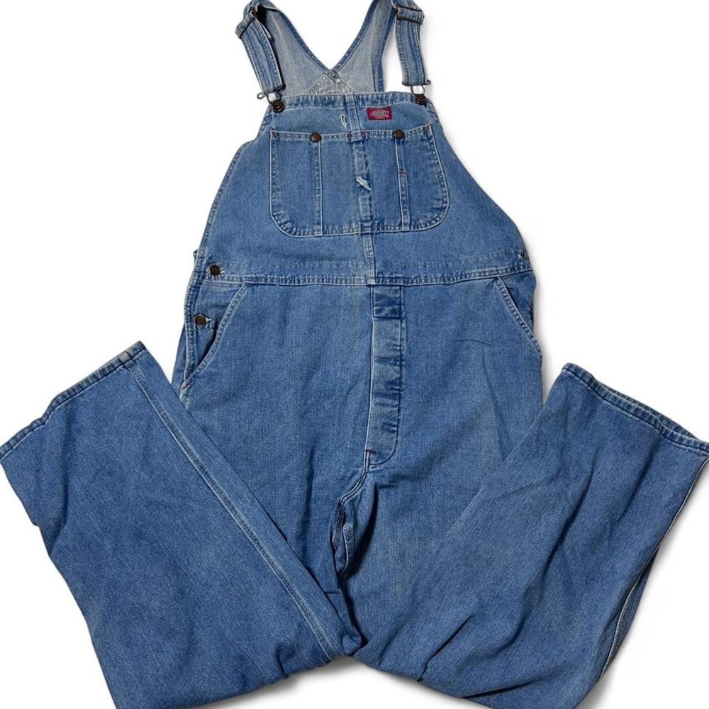 Dickies Blue Denim Overalls